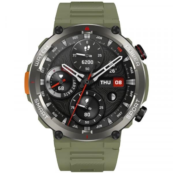 Смарт-годинник Blackview W50 Pro Rugged TFT 1.45" 960 mAh Bluetooth 5.2 Зелений (30067375)