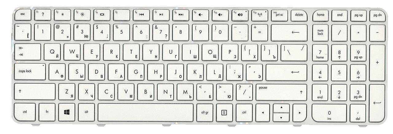 Клавиатура для ноутбука HP Pavilion G6-2017 матовая (681800-251)