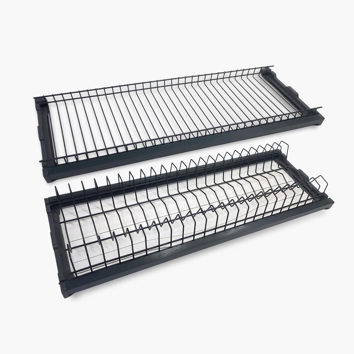 Сушка для посуды Bravo Nova 600 мм с рамой Антрацитовый