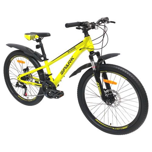 Велосипед Spark PLAYER колеса 24"/сталева рама 11" Жовто-чорний (26351979) - фото 2 Велосипед Spark PLAYER колеса 24"/сталева рама 11" Жовто-чорний (26351979) - фото 2