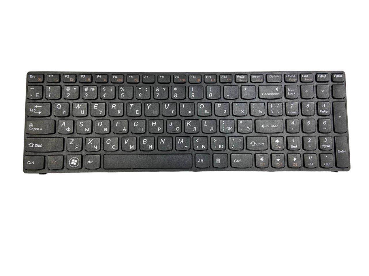 Клавіатура для ноутбука Lenovo IdeaPad B570/V570/Z570/Z575 Frame Black