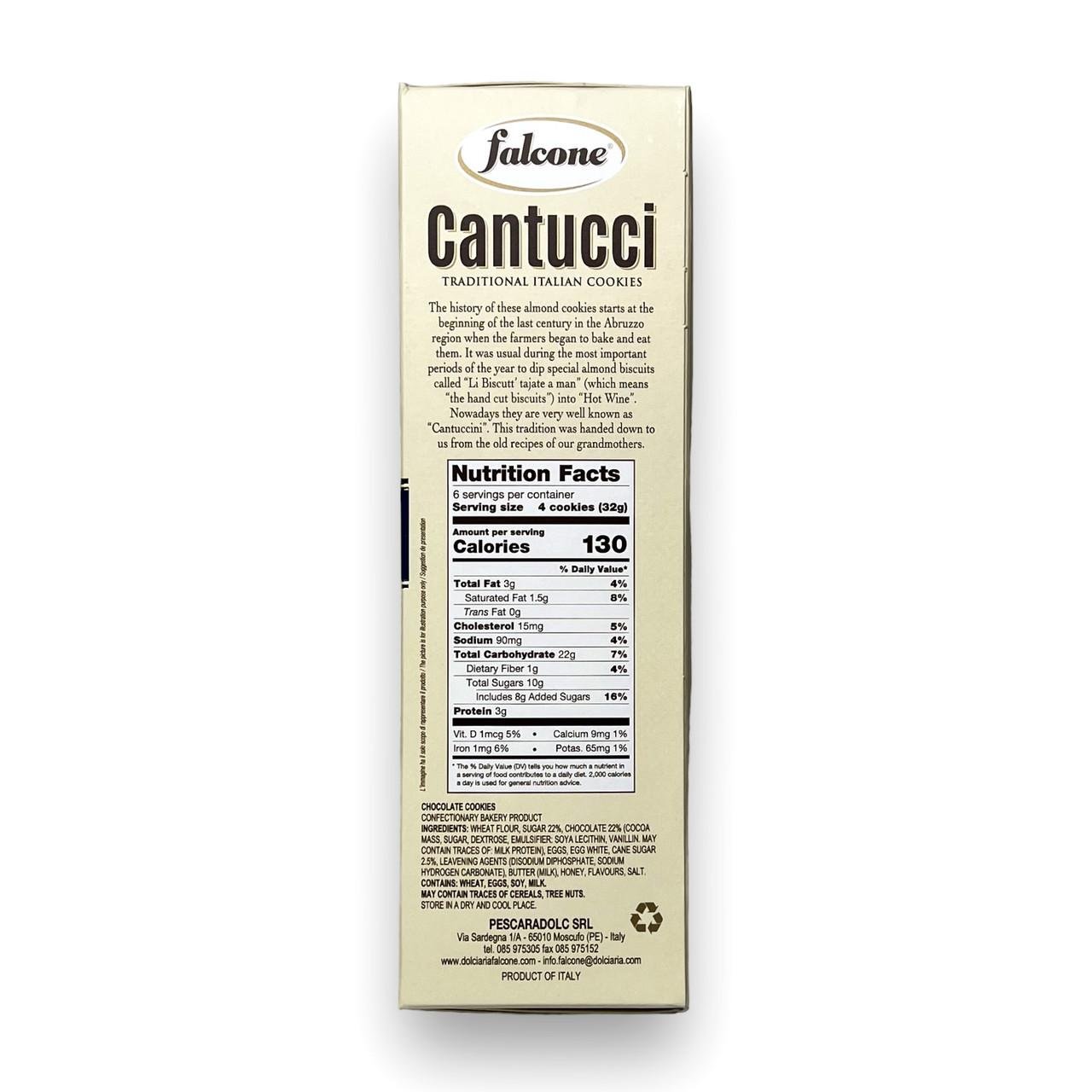 Печиво кантучіні FALCONE cantucci cioccolato fondente 200 г (1891304853) - фото 4