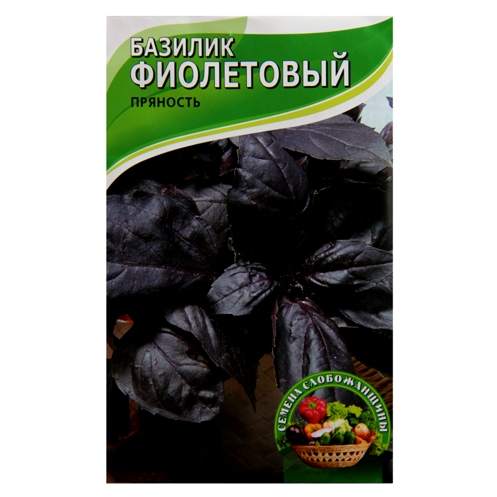 Насіння базиліка фіолетовий середньостиглий однорічник 2 г (22921)