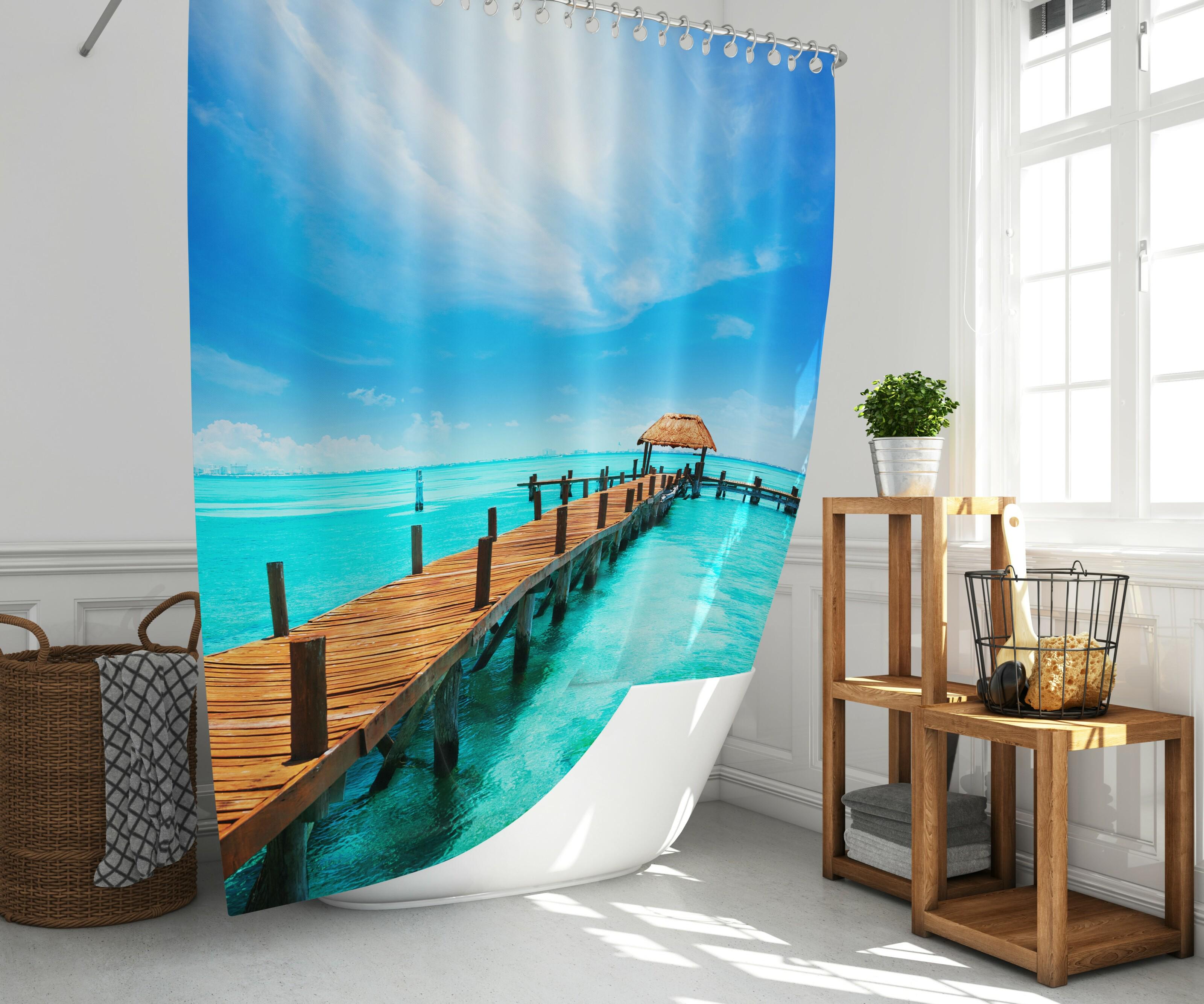 Штора для ванной Tropikhome The Dock 180x200 см (27307318)
