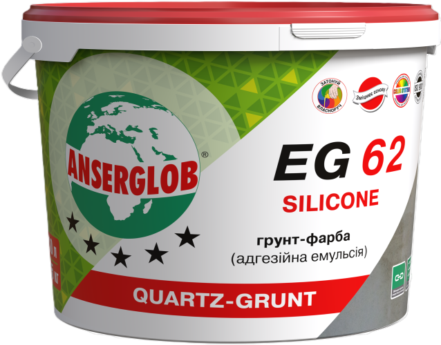 Грунт-краска ANSERGLOB EG 62 SILICONE 10 л/15 кг (15911)