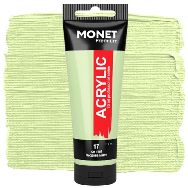 Акрилова фарба Monet 17 75 мл Льодова м'ята (7517517) - фото 1