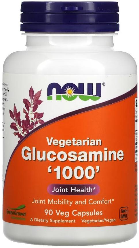 Добавка натуральная Глюкозамин NOW Vegetarian Glucosamine 1000 мг 90 vcaps