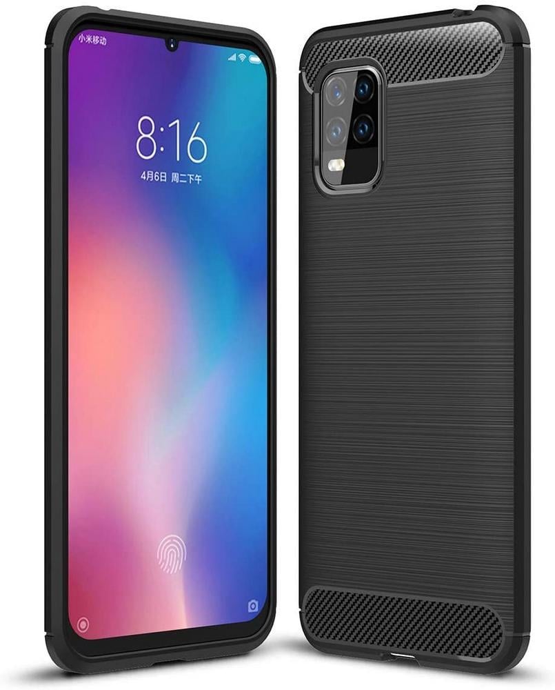 Чехол накладка для Xiaomi Mi 10 Lite Black (13896-2B)