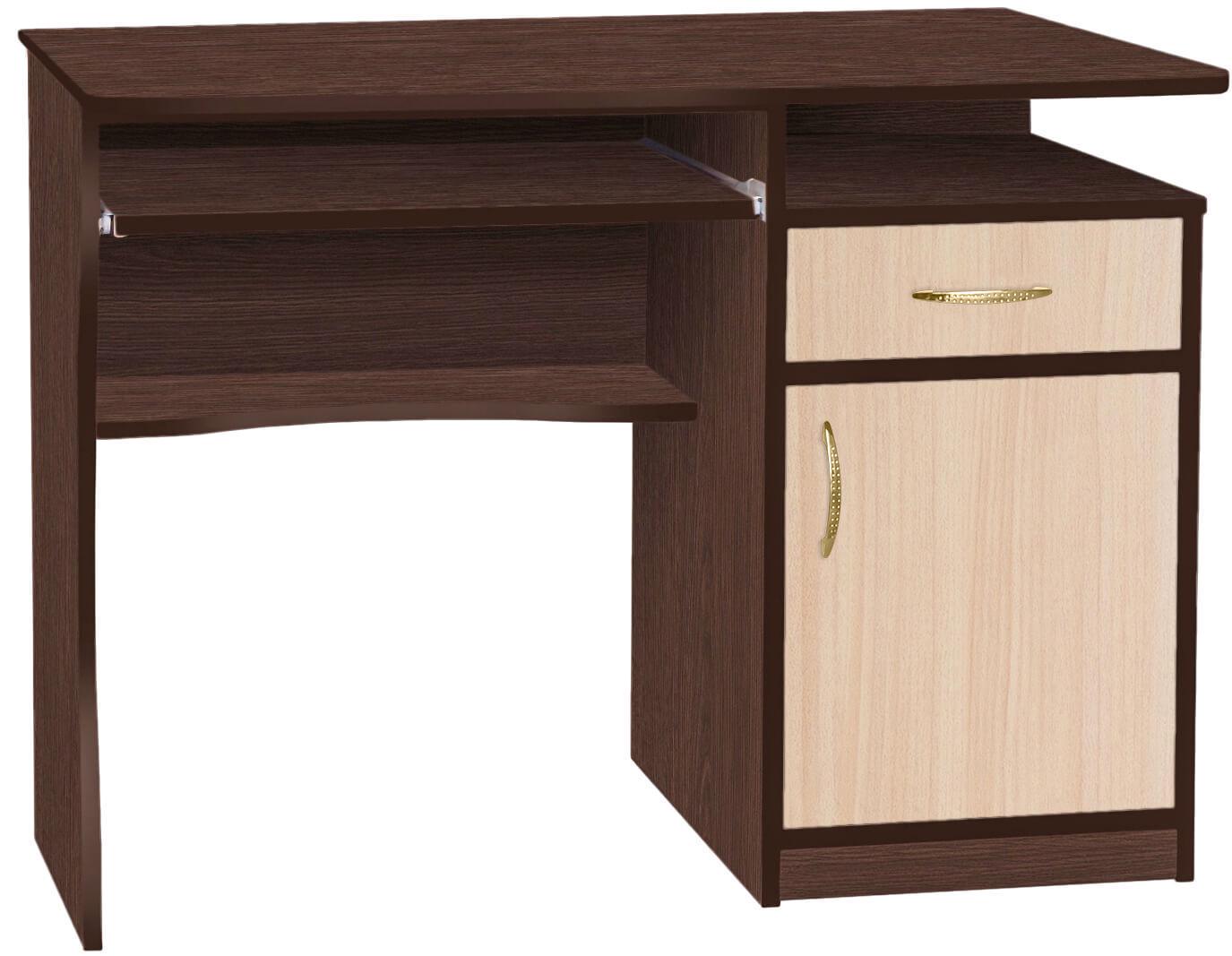 Стол компьютерный МАКСИ-Мебель Каспий плюс Венге магия/Дуб молочный (5102770) Стол компьютерный МАКСИ-Мебель Каспий плюс Венге магия/Дуб молочный (5102770)
