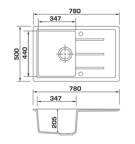 Мийка Granado TOLEDO Ivory - фото 2