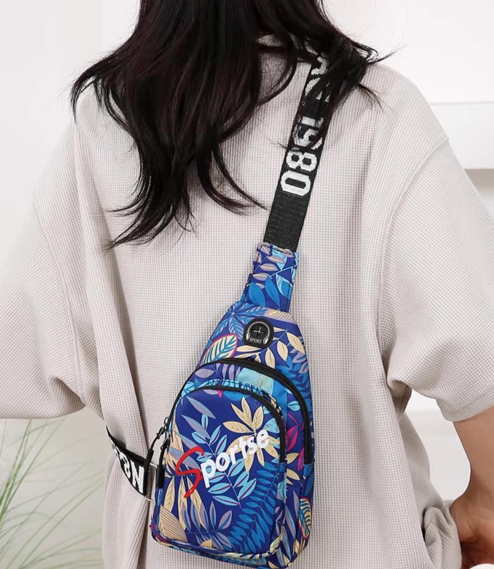 Сумка через плече жіноча 25х15х6 см Синій - фото 3 Сумка через плече жіноча 25х15х6 см Синій - фото 3