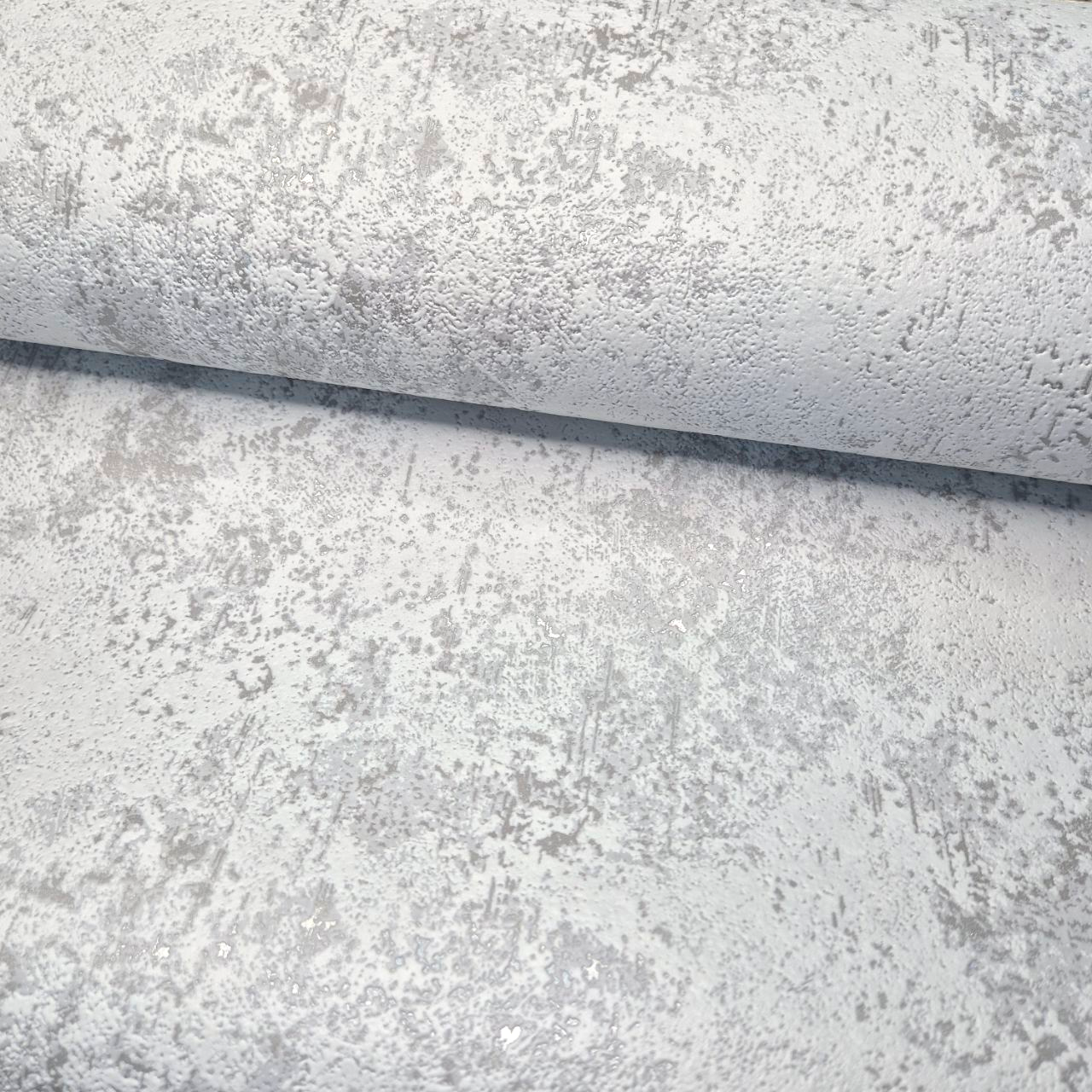 Обои виниловые на флизелине Славянские обои 3750-06 под штукатурку для спальни/гостиной/коридора/детской комнаты 10,05x1,06 м Серый (2292700497)