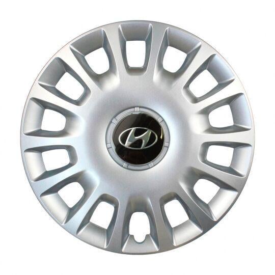 Автомобильные колпаки SKS 109 R13 с логотипом Hyundai 4 шт. Серебристый