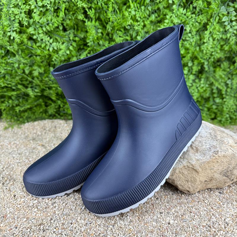 Чоботи гумові жіночі короткі Е-001502-2 р. 37 23,5 см Синій (115845552) - фото 2 Чоботи гумові жіночі короткі Е-001502-2 р. 37 23,5 см Синій (115845552) - фото 2