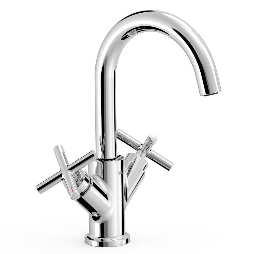 Смеситель для умывальника Tres Monoclasic 28310301 двухвентильный Хром (170962)