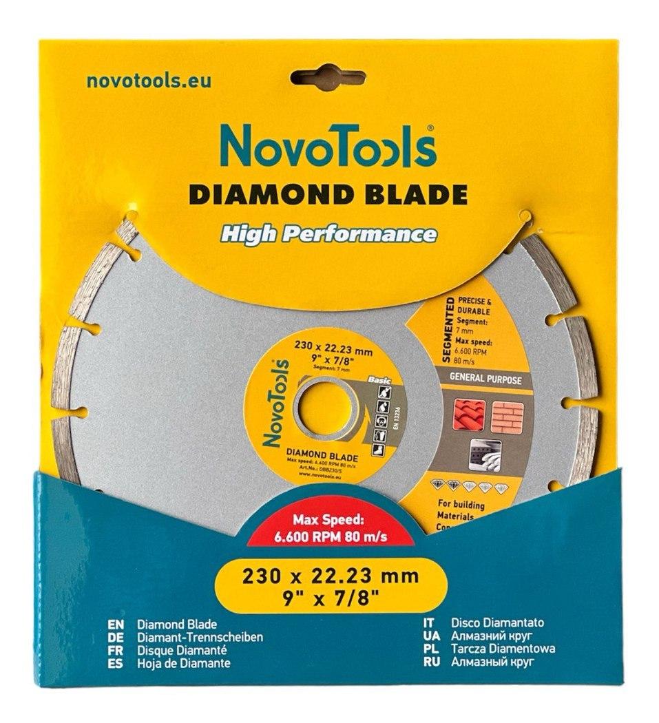 Диск алмазный NovoTools Basic 230х7х22,23 мм (2031071772)