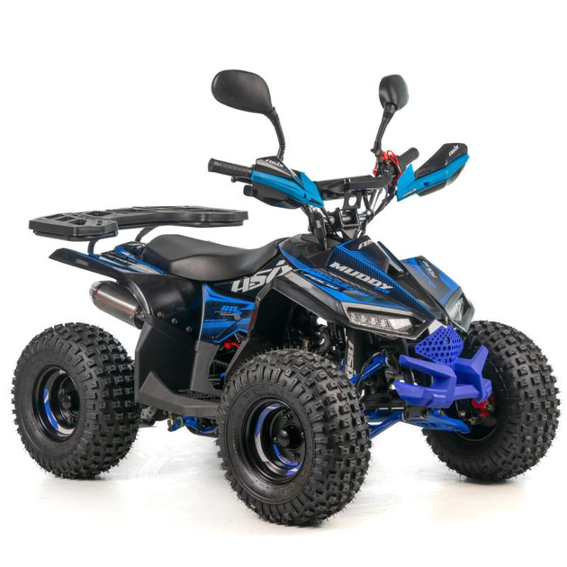 Квадроцикл дитячий бензиновий ASIX MUDDY 110 см3 Синій (27883812)