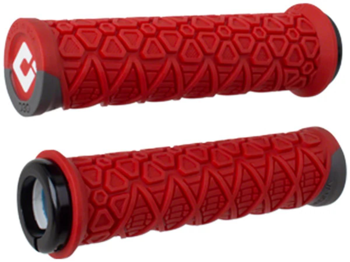 Грипсы ODI Vanquish v2.1 Lock-On MTB Closed End Red/Grph w/Blk (D33VSRH-B)