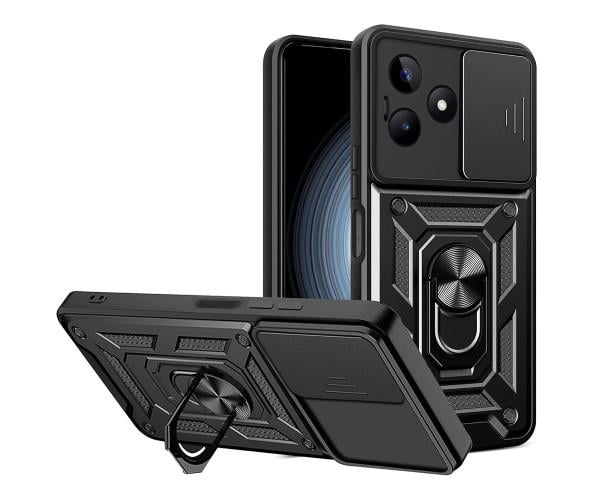 Чехол накладка Ricco Camera Sliding для Realme C51 / Note 50 Черный Чехол накладка Ricco Camera Sliding для Realme C51 / Note 50 Черный