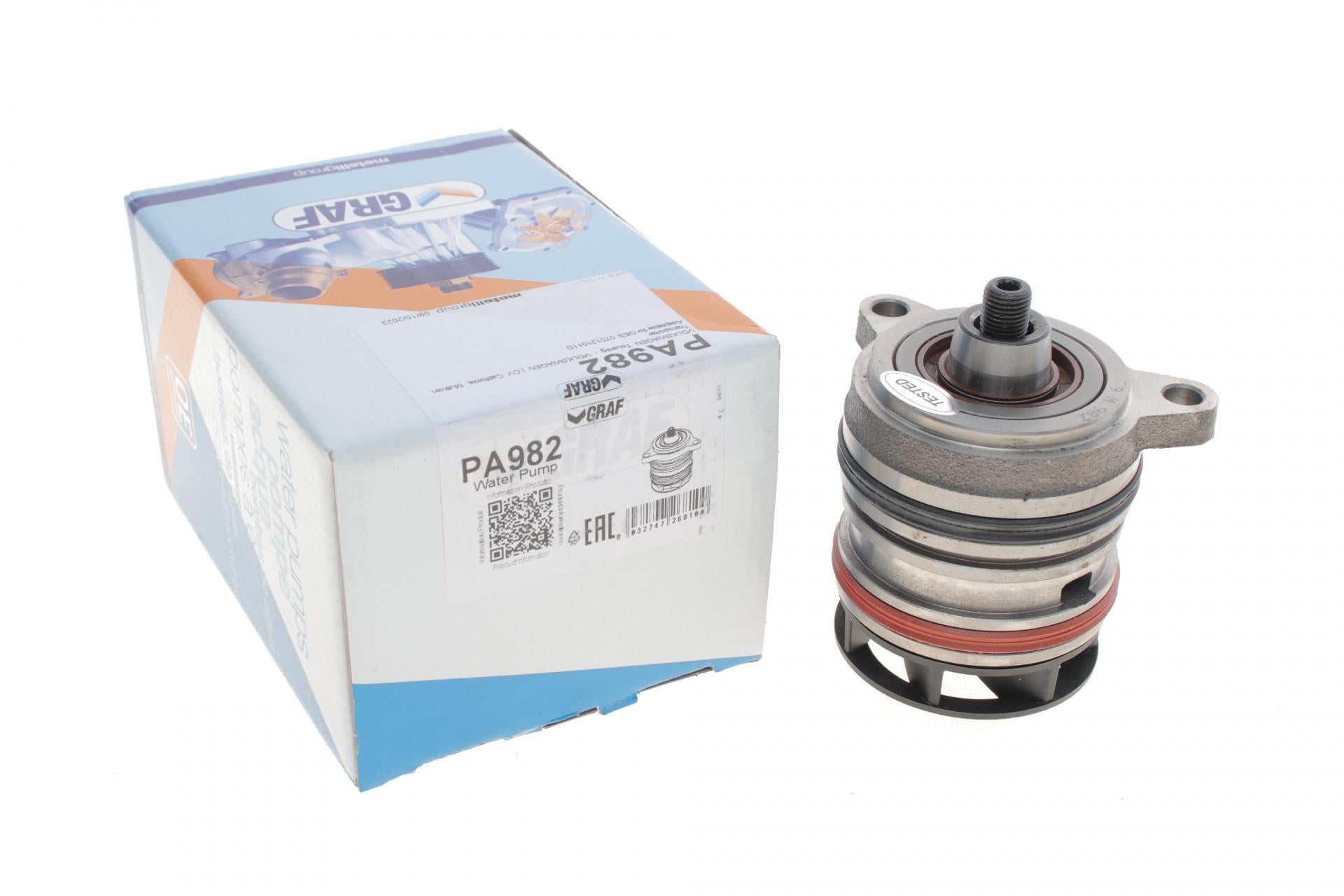 Водяной насос VW T5/Multivan V/Touareg 2.5TDI/R5 TDI 03-10 B/B 7 лоп (PA982 GRAF)