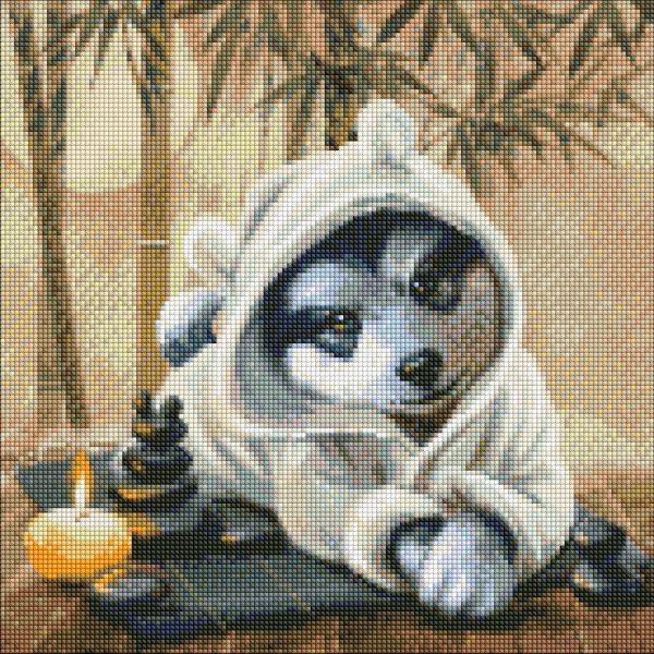 Алмазная мозаика Идейка Время для релакса 40x40 см (Id-AMO7370)