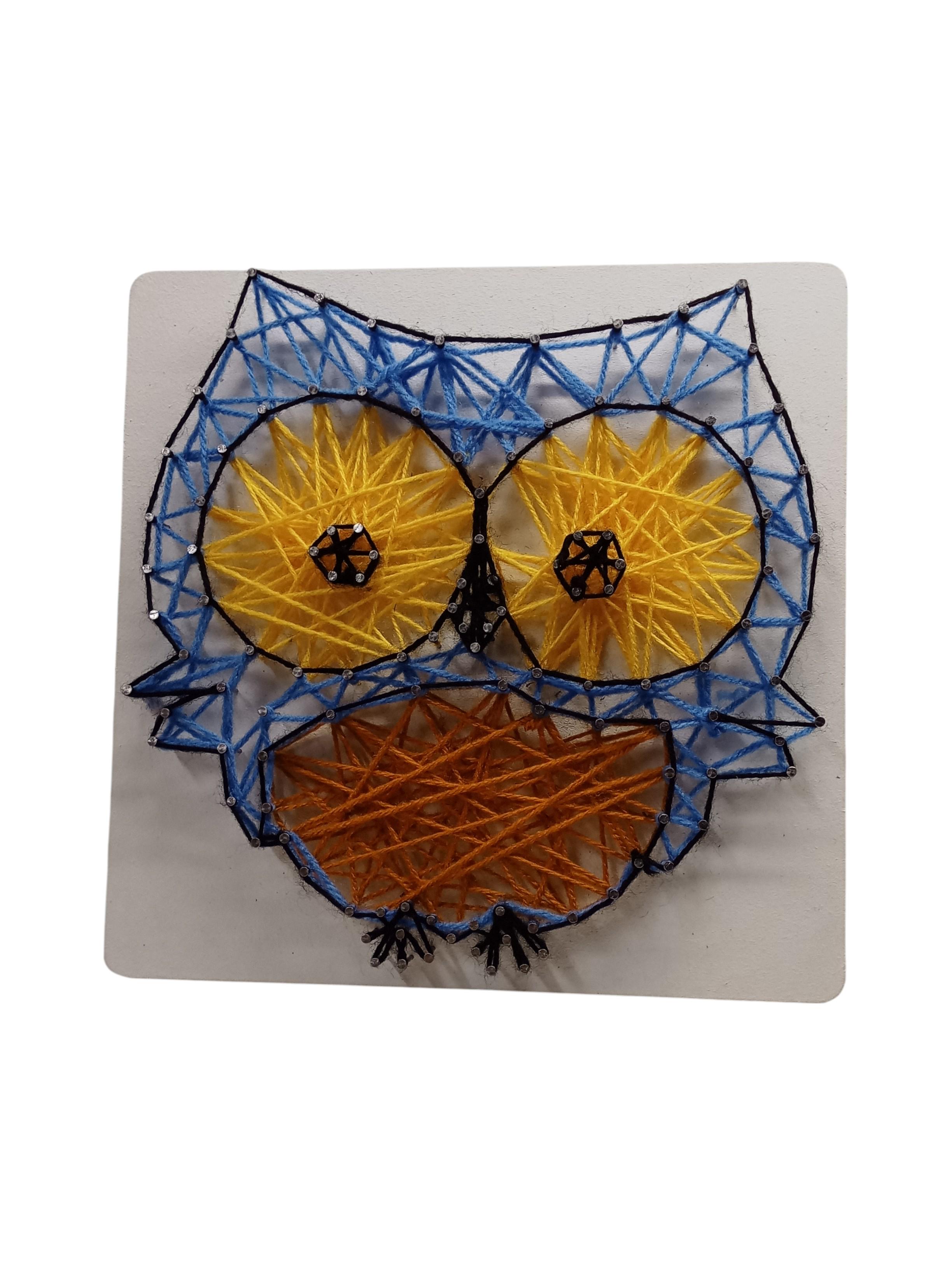 Творчий набір стрінг-арт "Сова" 200х200 мм (30704774)