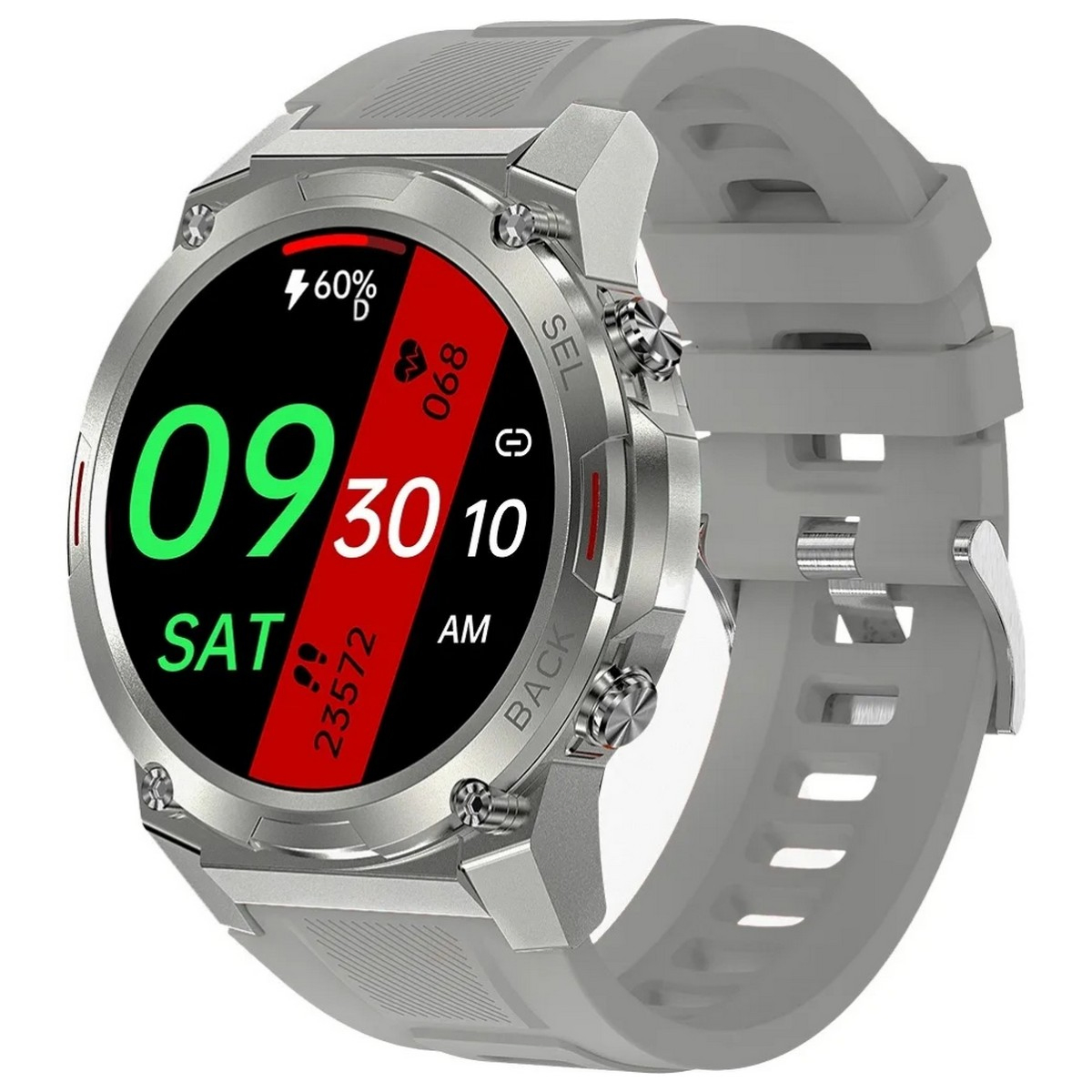 Смарт-годинник Oukitel bt50 Сріблястий (2357906070)