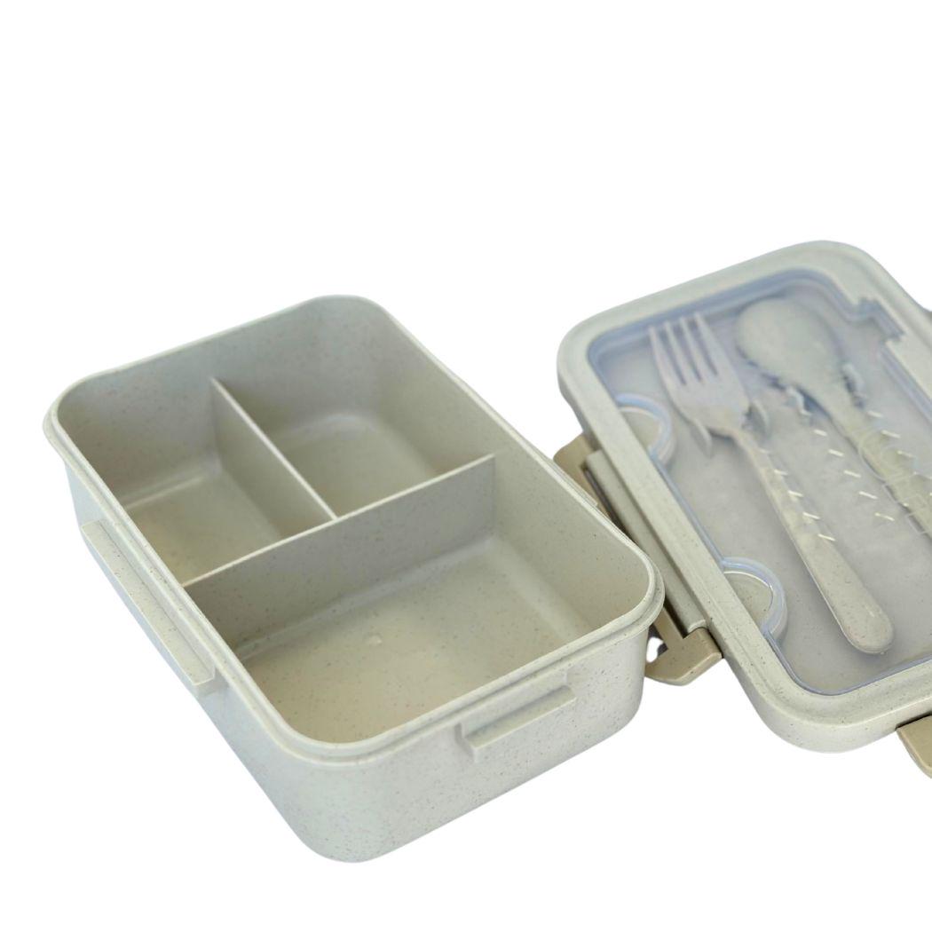 Ланч-бокс эко с тремя секциями и приборами 1000 мл (2239) - фото 3 Ланч-бокс эко с тремя секциями и приборами 1000 мл (2239) - фото 3