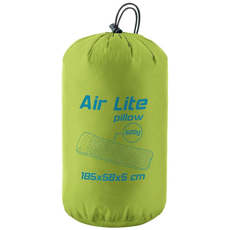 Самонадувающийся коврик Ferrino Air Lite Pillow 185 см Mat Green (929809) - фото 3