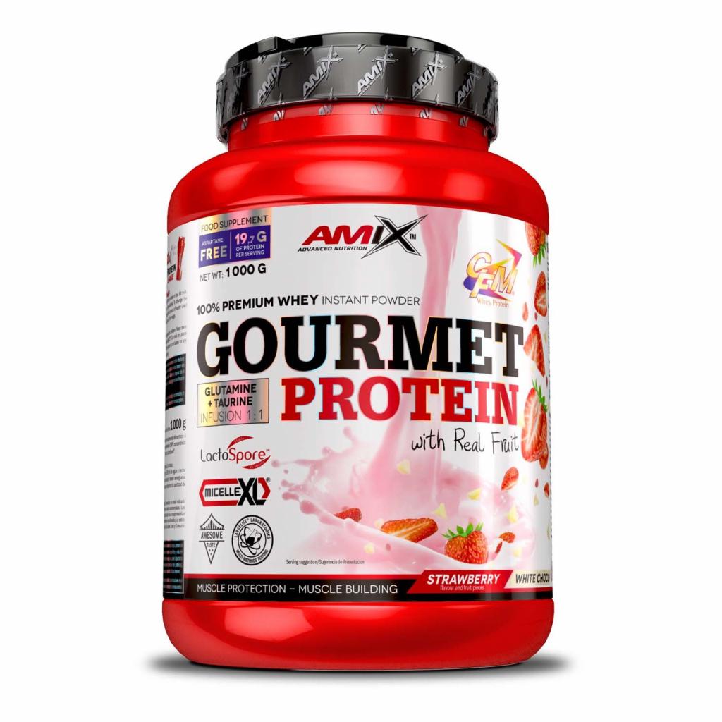 Протеин Amix Nutrition Gourmet Protein Strawberry-White Choco 1000 г
