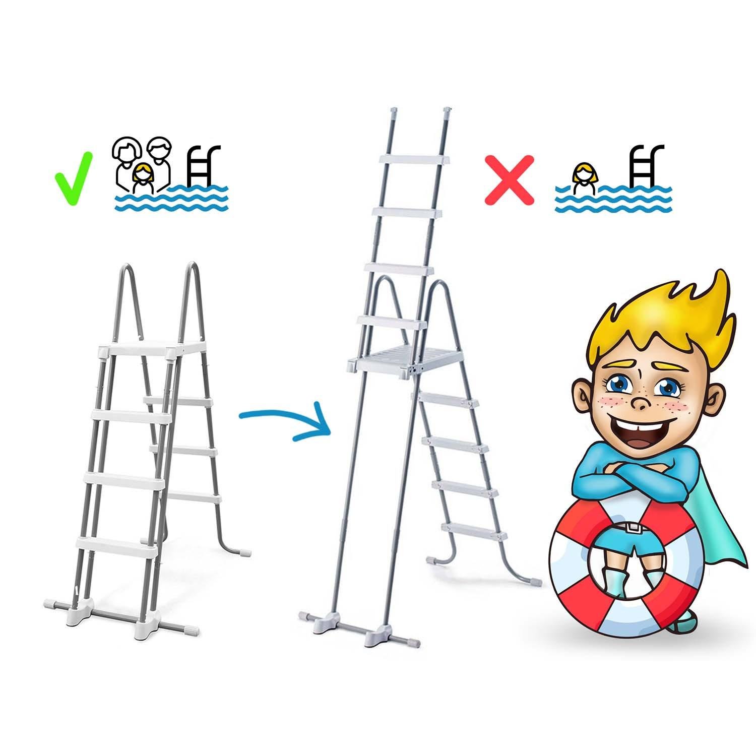 Бассейн каркасный овальный Intex 26796 21в1 503x274x122 см Серый (410980) - фото 4 Бассейн каркасный овальный Intex 26796 21в1 503x274x122 см Серый (410980) - фото 4