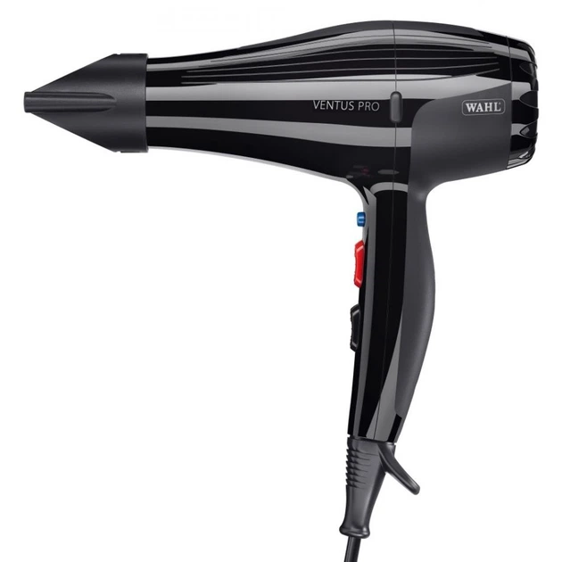 Фен профессиональный Wahl Ventus Pro 2200 Вт с ионизацией Черный Фен профессиональный Wahl Ventus Pro 2200 Вт с ионизацией Черный