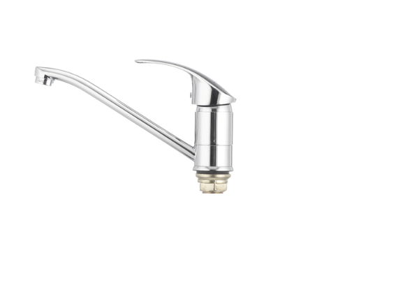 Смеситель для кухни Cron MARS-555 с коротким изливом однорычажный цинковый сплав Хром (b-CR0053) - фото 3 Смеситель для кухни Cron MARS-555 с коротким изливом однорычажный цинковый сплав Хром (b-CR0053) - фото 3