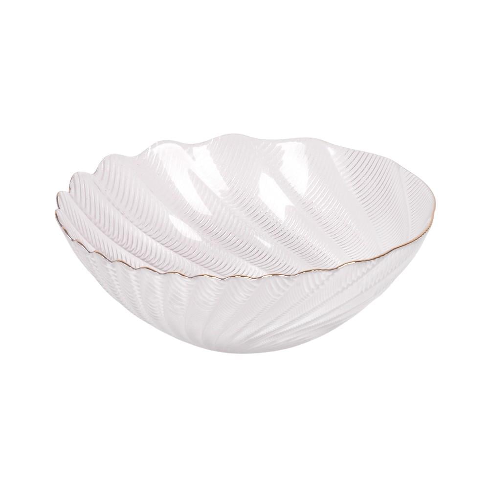 Салатник стеклянный Shella R35913-13 d 13 см Прозрачный (34965176)