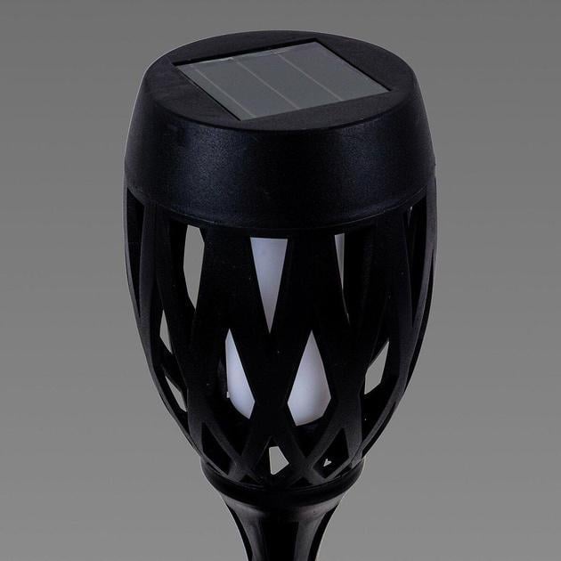 Садово-парковый светильник Sirius грунтовый с эффектом огня 58 см IP44 Черный (39004) - фото 3