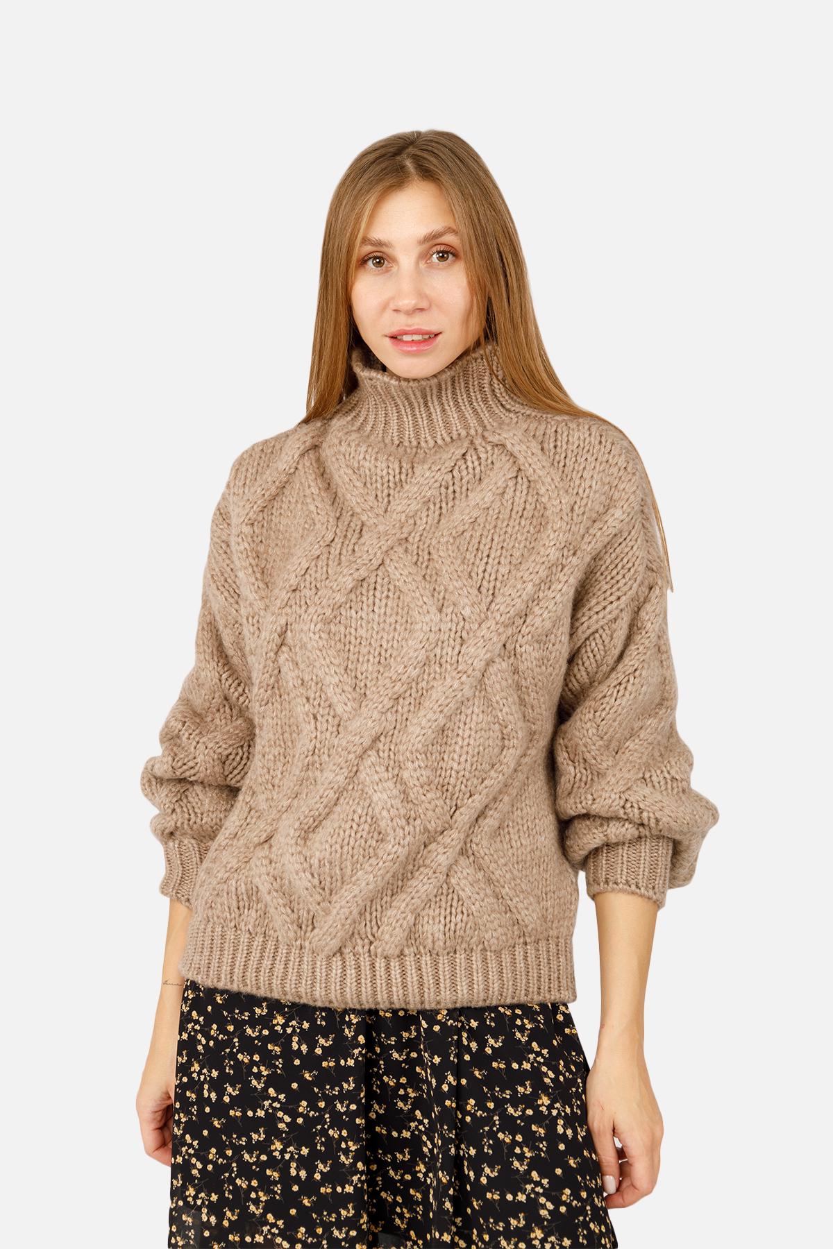 Светр жіночий ЦБ-00262488 р. 46 Капучино (SKT001026994)