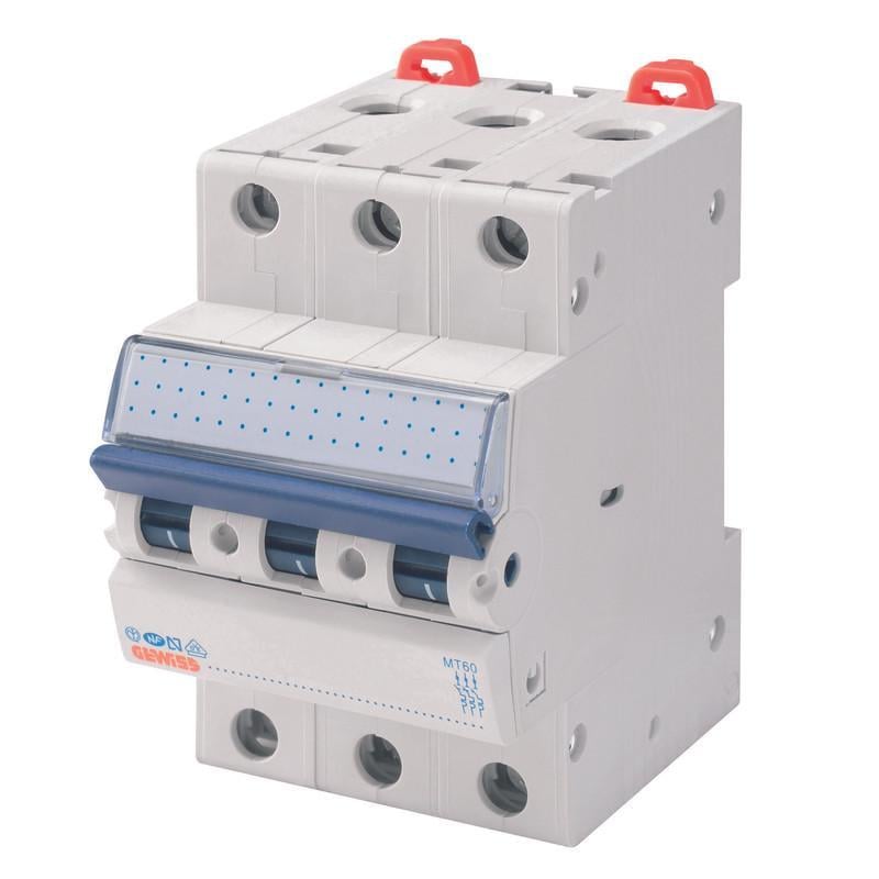 Автоматический выключатель Gewiss 3P 6A 6кА C (GW92065)