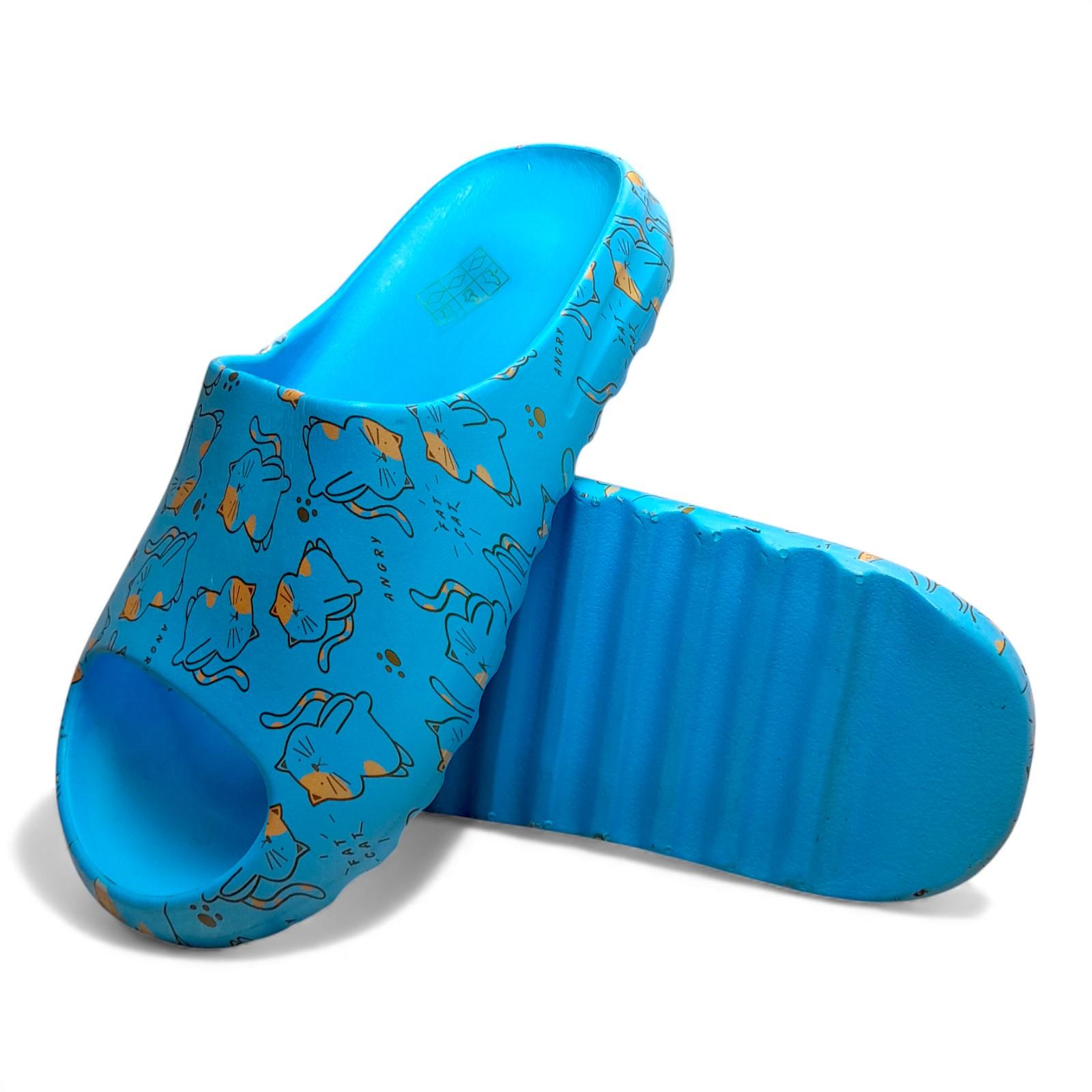 Шльопанці жіночі Luck Line із принтом р. 41 26-26,5 см Блакитний (2835033251) - фото 2