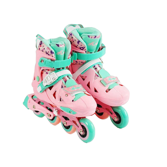 Коньки роликовые Flying Eagle PU колеса светящиеся р. 34-37 Pink (141125) Коньки роликовые Flying Eagle PU колеса светящиеся р. 34-37 Pink (141125)