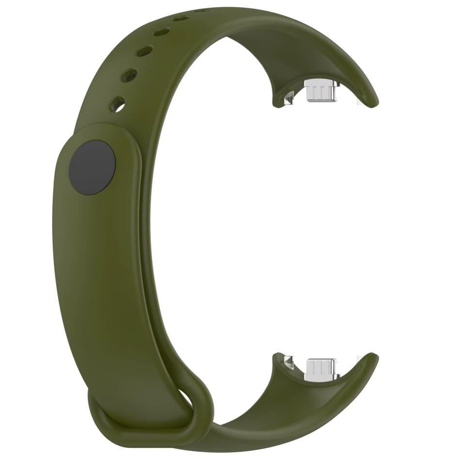 Ремінець Prime для фітнес-браслету Xiaomi Mi Band 8 з металевим фіксатором Army Green