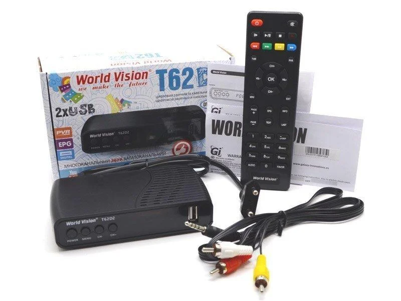 ТВ-ресивер World Vision T62D2 (00064)