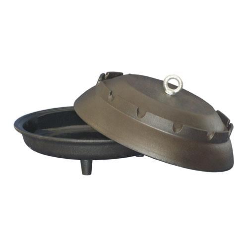 Противень чугунное для запекания Plamen Ø 40 см с крышкой (30631787)