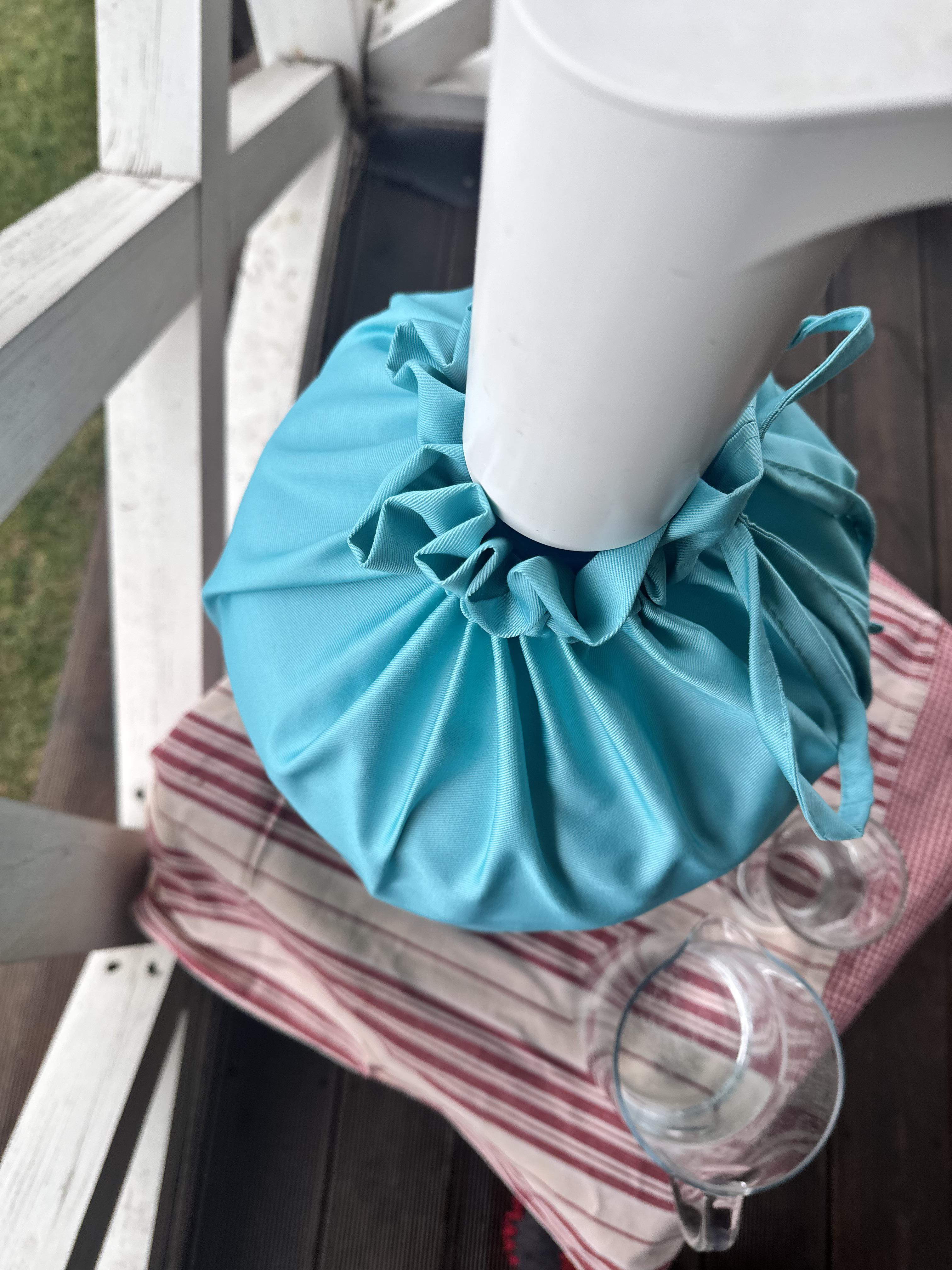 Чохол текстильний котоновий однотонний на пластиковий бутль 19 л Ментоловий - фото 3 Чохол текстильний котоновий однотонний на пластиковий бутль 19 л Ментоловий - фото 3