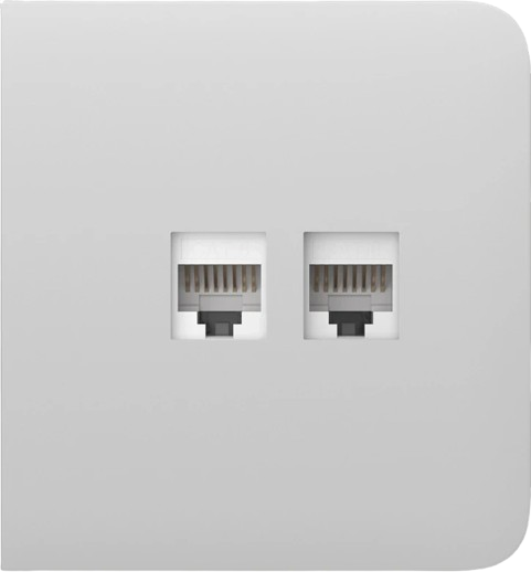 Фронтальная панель Ajax SideCover до 1 Гбит/с CAT.5e и CAT.6 для 4K White (8d1eb94c)