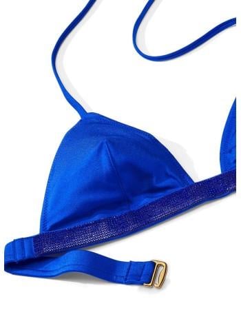 Купальний ліф Victoria's Secret Triangle Bikini Set Blue Oar M Синій (2136636740) - фото 2