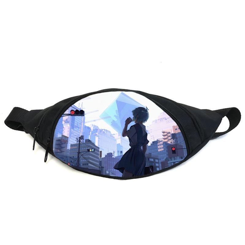 Поясна сумка-бананка Cappuchino toys Евнгеліон GB Evan 018 Чорний (2087115254)