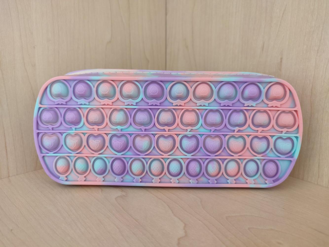 Пенал силиконовый Pop It на молнии (22171)