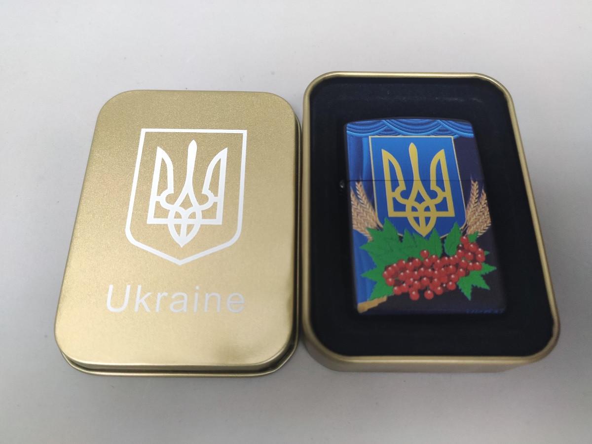 Запальничка бензинова Star Lighters Калина Black Matte (ch00079) - фото 4