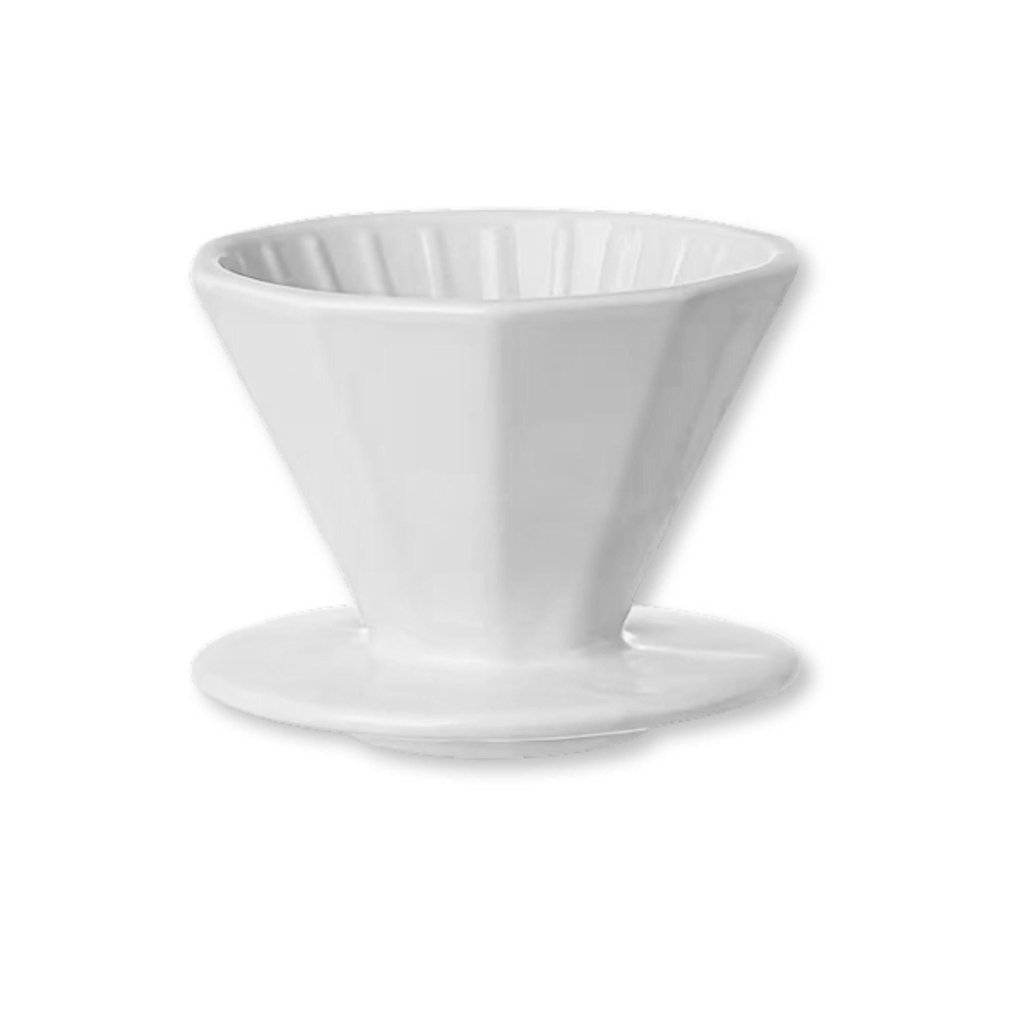 Воронка керамическая V60 №1 9,5 см Белый (4034)