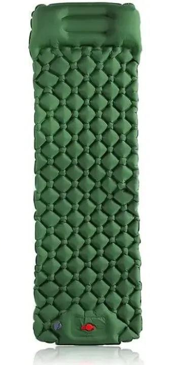 Надувний матрац 190х58х5 см з вбудованим насосом і подушкою